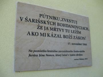 slávnosť pri príležitosti 70. výročia úmrtia Jána slávnosť pri príležitosti 70. výročia úmrtia Jána
